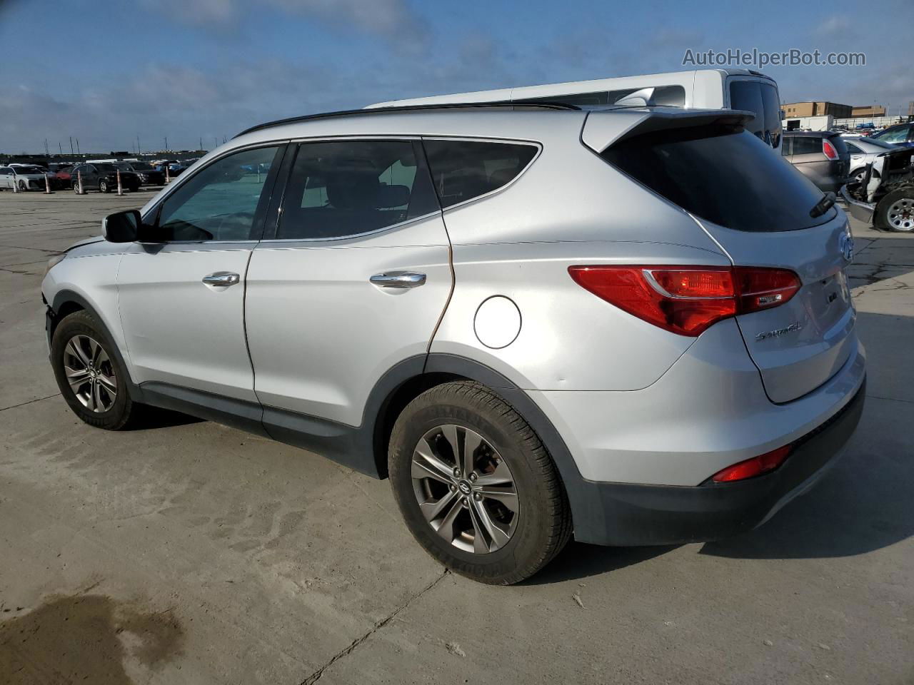 2014 Hyundai Santa Fe Sport  Silver vin: 5XYZU3LB4EG130763