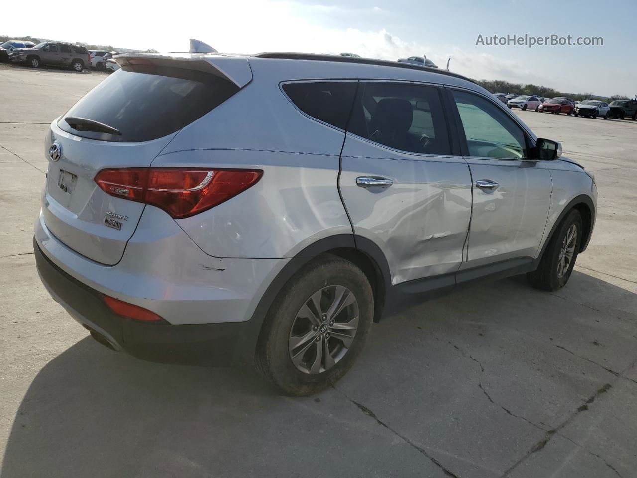 2014 Hyundai Santa Fe Sport  Серебряный vin: 5XYZU3LB4EG130763