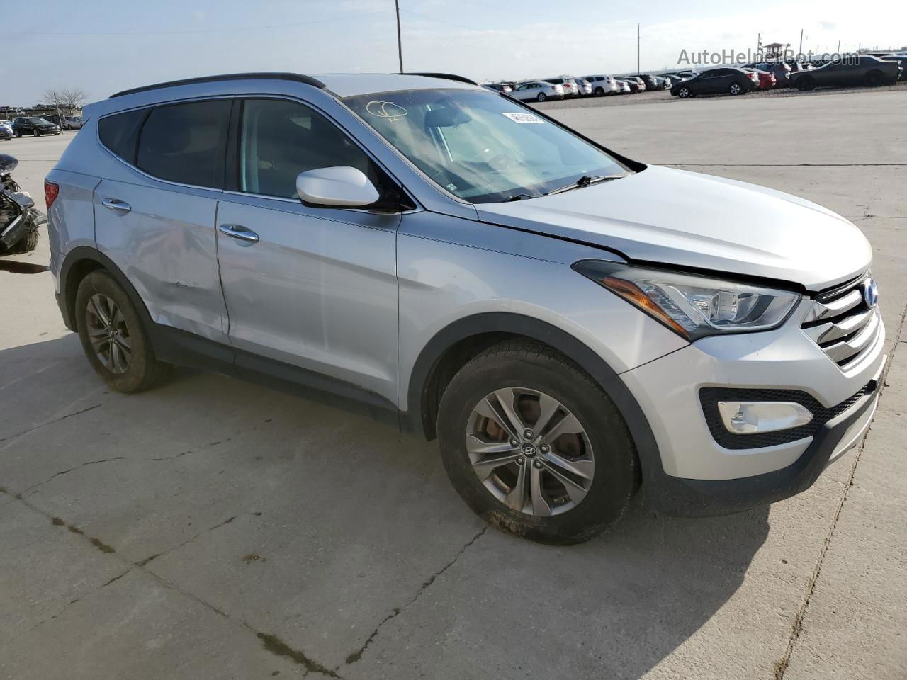 2014 Hyundai Santa Fe Sport  Серебряный vin: 5XYZU3LB4EG130763