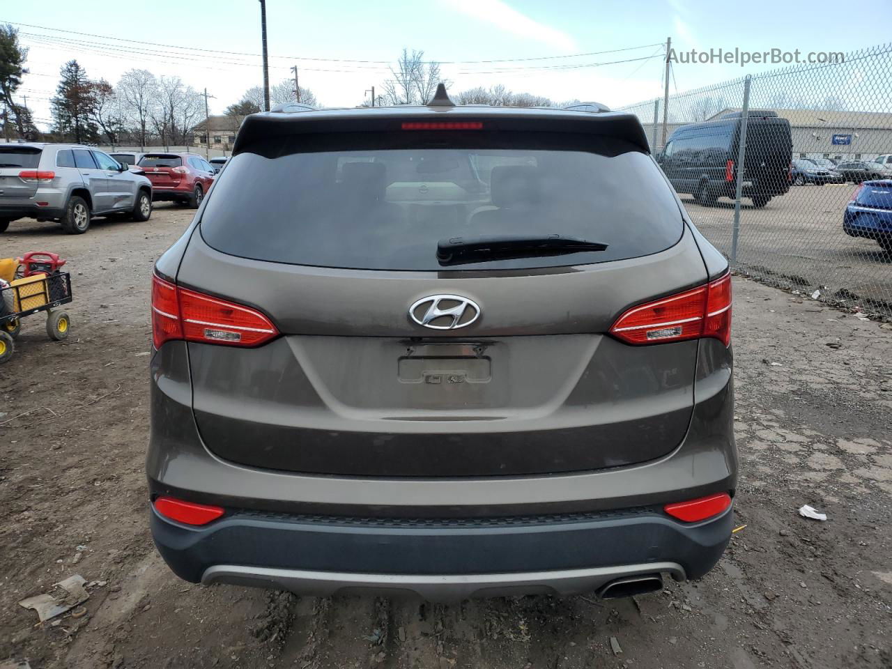 2014 Hyundai Santa Fe Sport  Желто-коричневый vin: 5XYZU3LB4EG158675