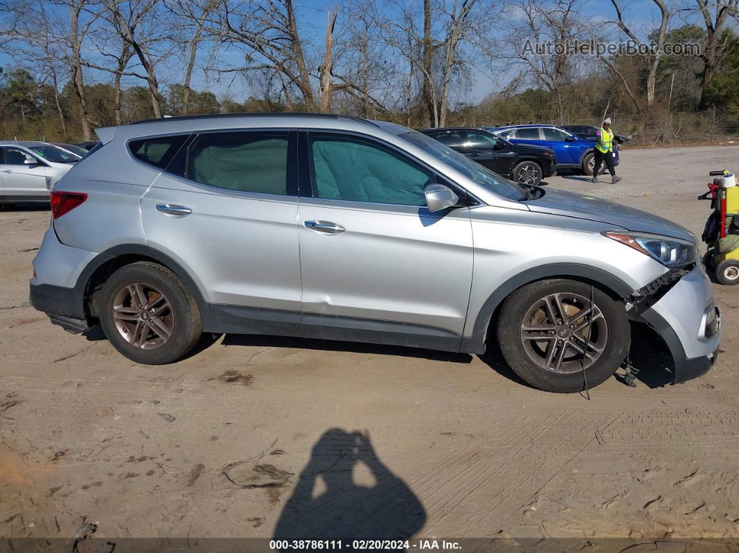 2018 Hyundai Santa Fe Sport 2.4l Silver vin: 5XYZU3LB4JG510857