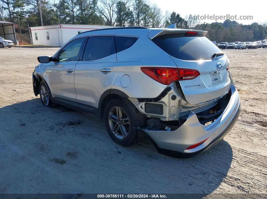 2018 Hyundai Santa Fe Sport 2.4l Silver vin: 5XYZU3LB4JG510857