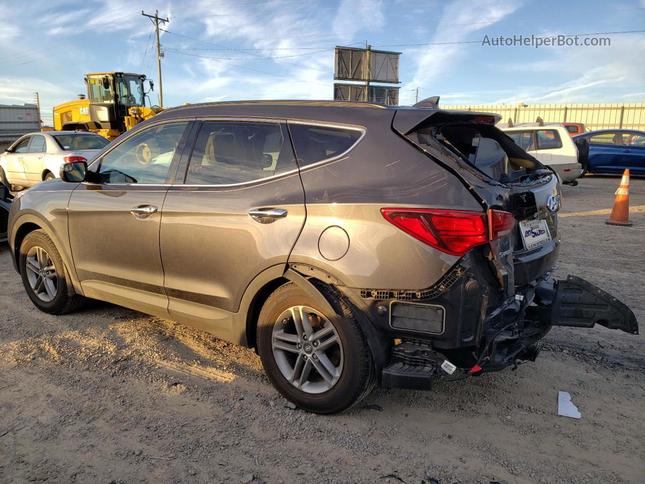 2018 Hyundai Santa Fe Sport  Gray vin: 5XYZU3LB4JG547889