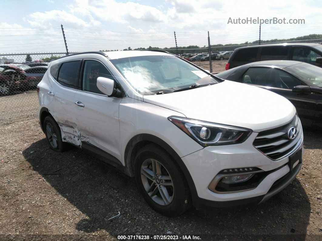 2018 Hyundai Santa Fe Sport 2.4l White vin: 5XYZU3LB4JG555068