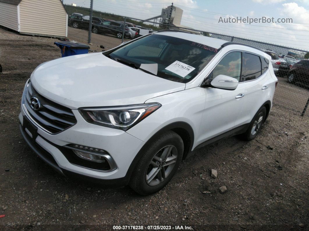 2018 Hyundai Santa Fe Sport 2.4l White vin: 5XYZU3LB4JG555068