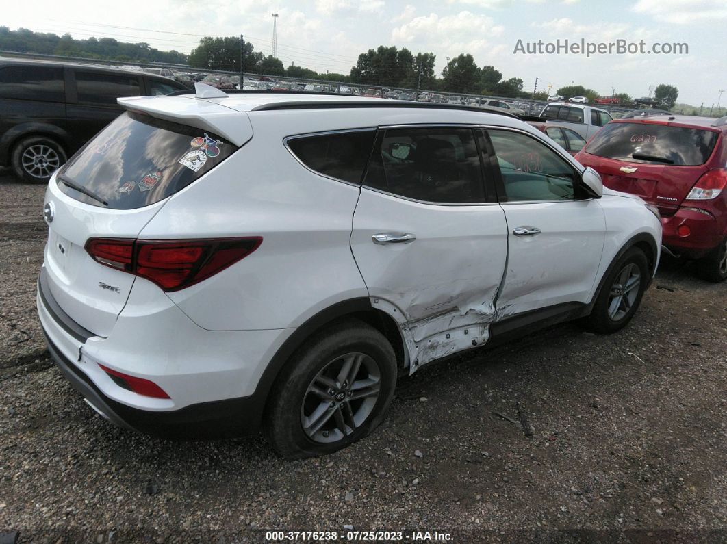 2018 Hyundai Santa Fe Sport 2.4l White vin: 5XYZU3LB4JG555068