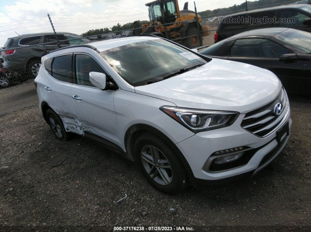 2018 Hyundai Santa Fe Sport 2.4l White vin: 5XYZU3LB4JG555068