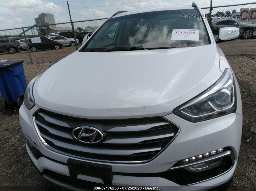 2018 Hyundai Santa Fe Sport 2.4l White vin: 5XYZU3LB4JG555068