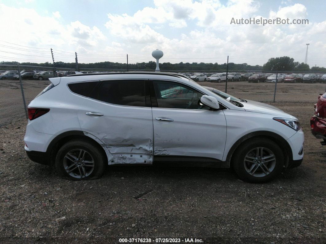 2018 Hyundai Santa Fe Sport 2.4l White vin: 5XYZU3LB4JG555068