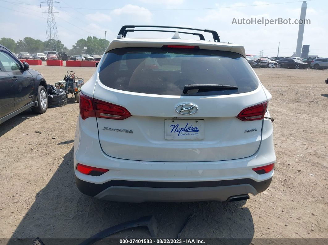 2018 Hyundai Santa Fe Sport 2.4l White vin: 5XYZU3LB4JG561324