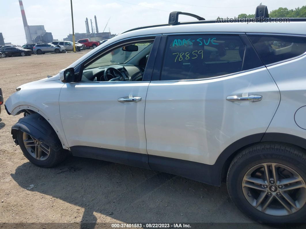 2018 Hyundai Santa Fe Sport 2.4l White vin: 5XYZU3LB4JG561324