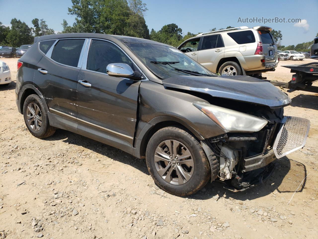 2013 Hyundai Santa Fe Sport  Коричневый vin: 5XYZU3LB5DG008685