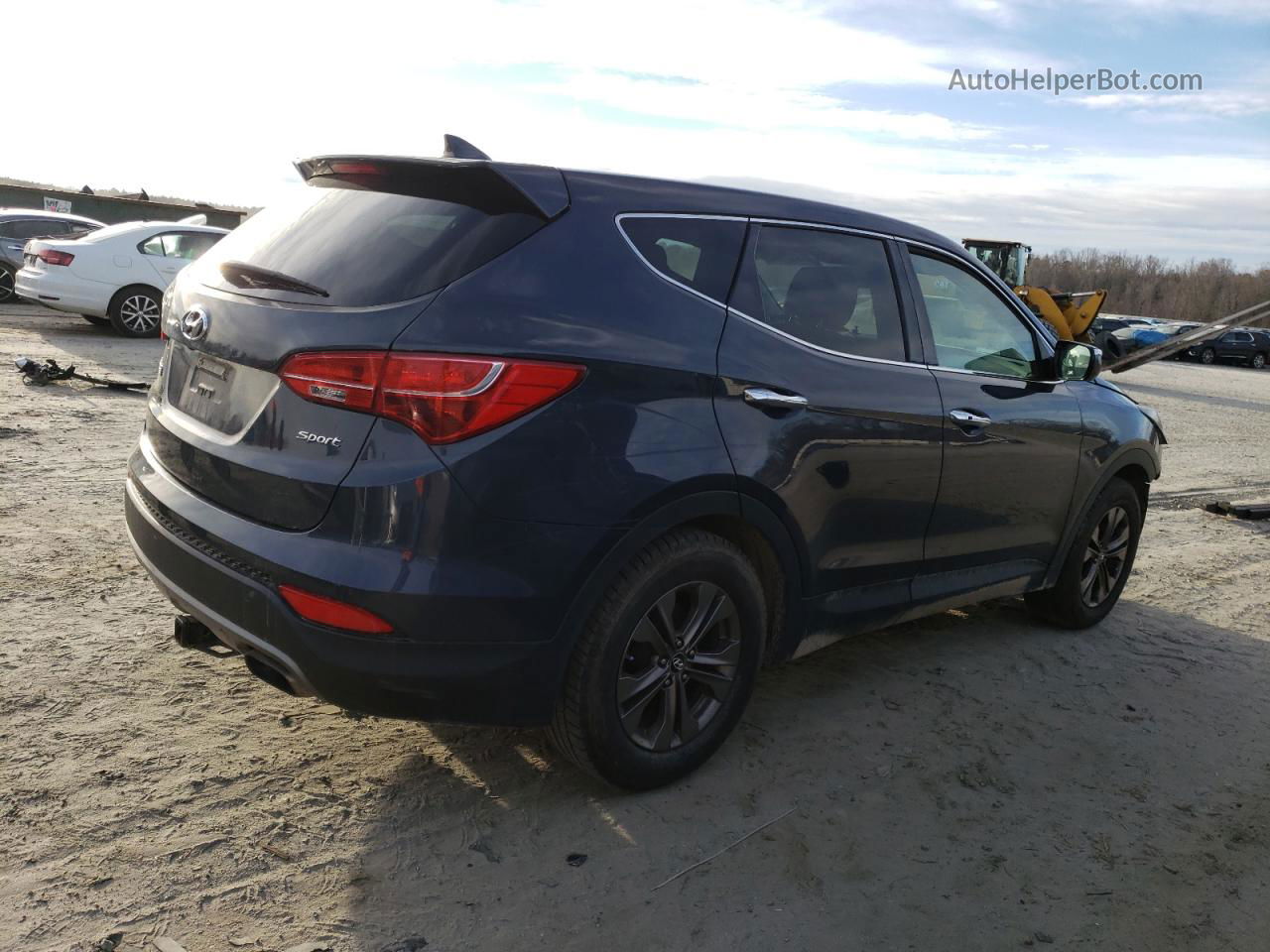 2013 Hyundai Santa Fe Sport  Blue vin: 5XYZU3LB5DG082544