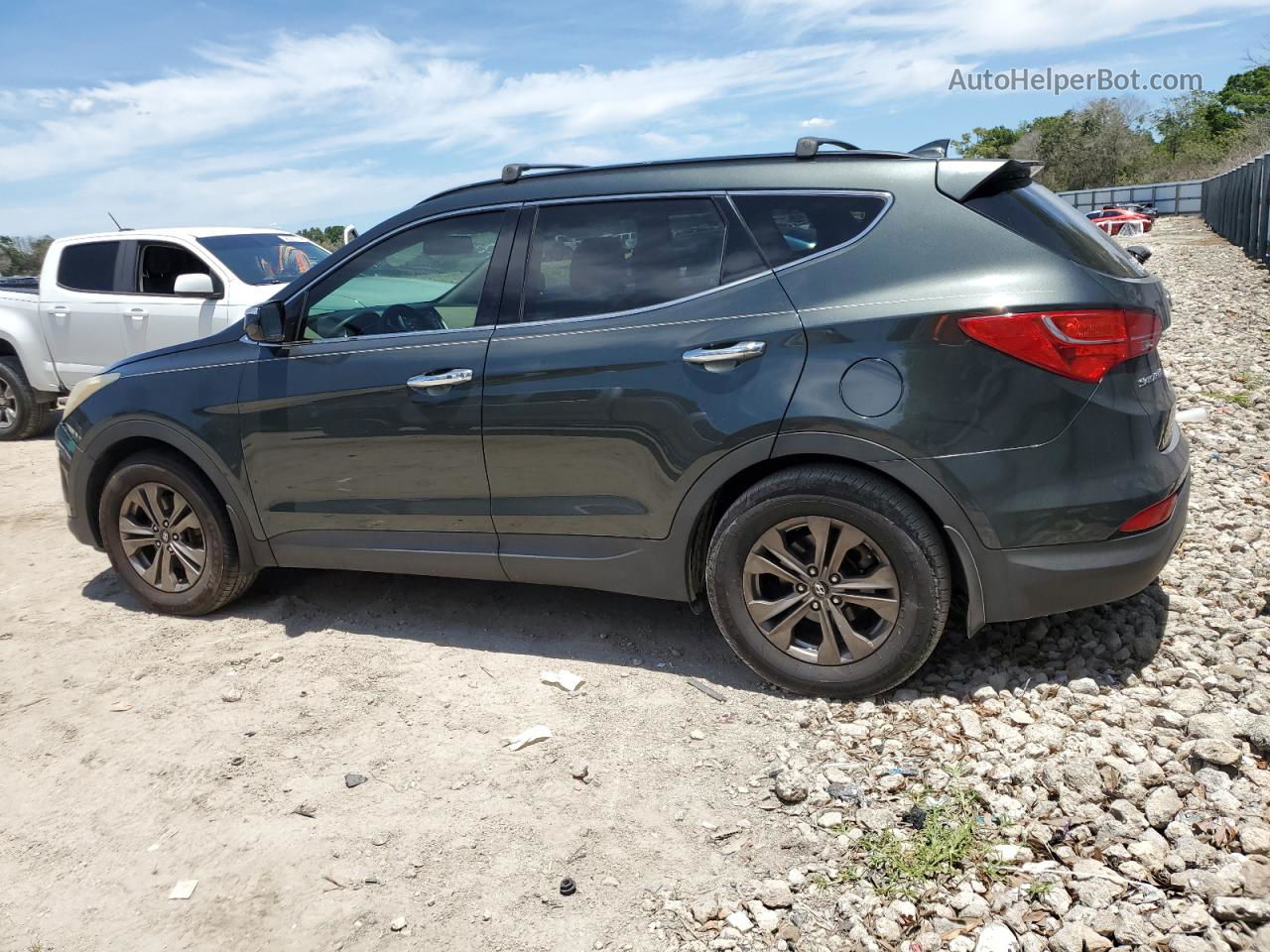 2013 Hyundai Santa Fe Sport  Gray vin: 5XYZU3LB5DG098517