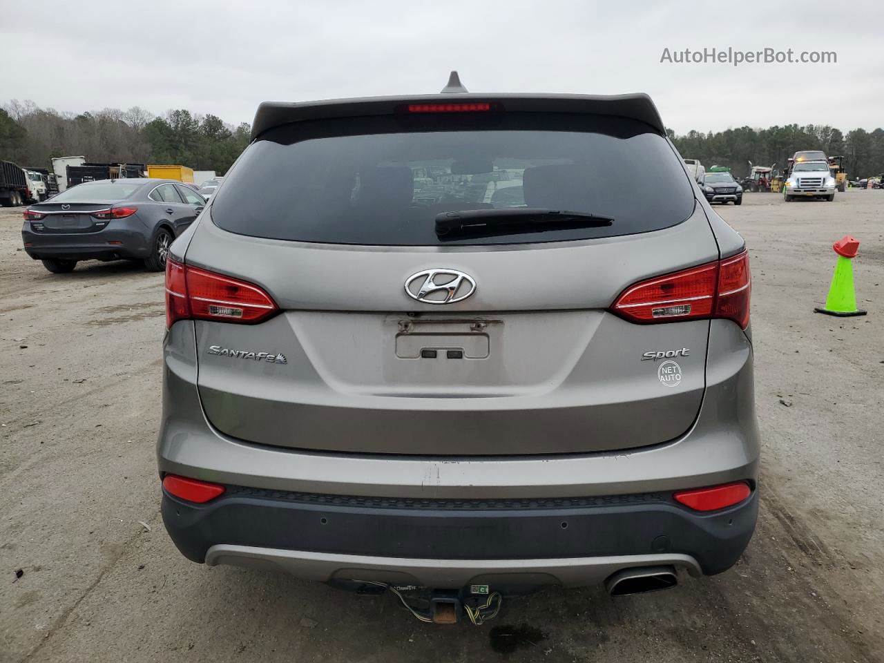 2014 Hyundai Santa Fe Sport  Желто-коричневый vin: 5XYZU3LB5EG128410