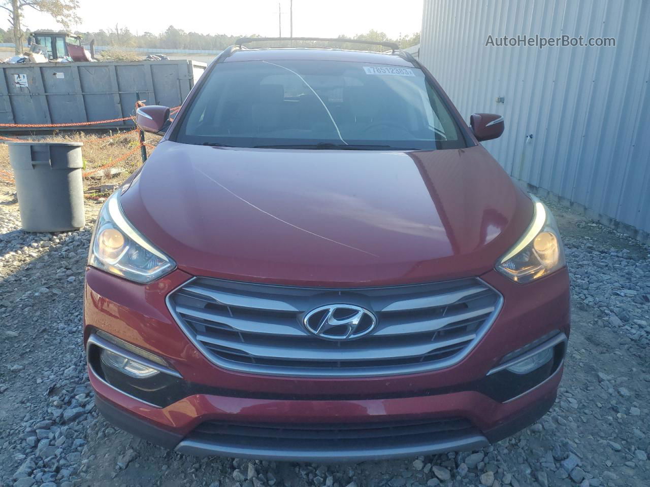 2018 Hyundai Santa Fe Sport  Burgundy vin: 5XYZU3LB5JG508342