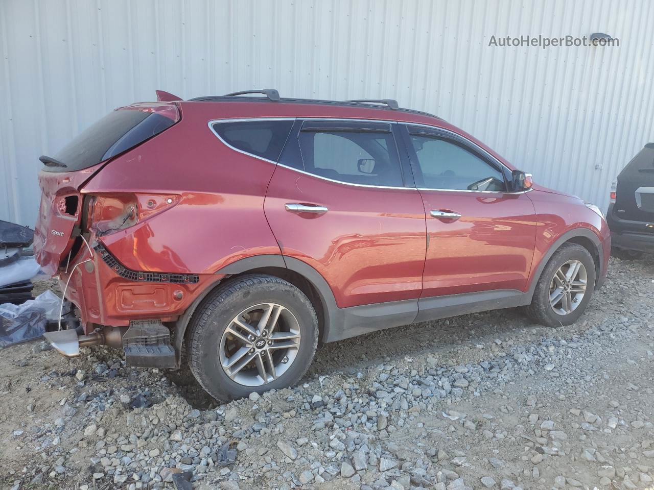 2018 Hyundai Santa Fe Sport  Burgundy vin: 5XYZU3LB5JG508342