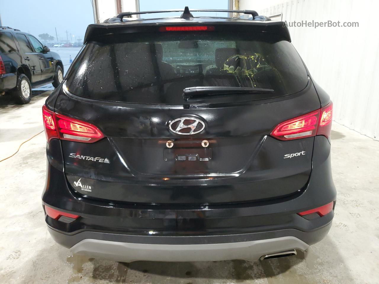 2018 Hyundai Santa Fe Sport  Black vin: 5XYZU3LB5JG535234