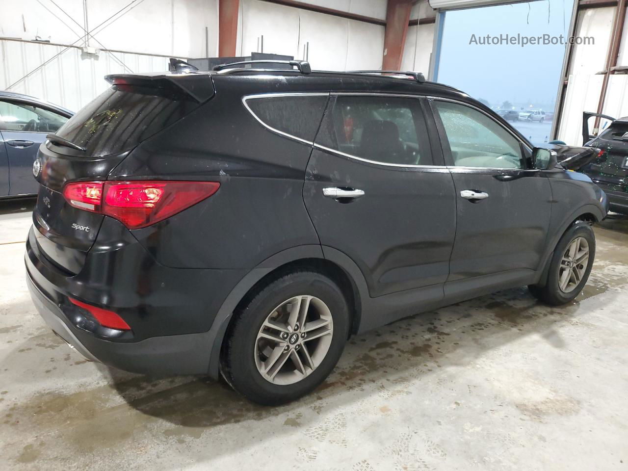 2018 Hyundai Santa Fe Sport  Black vin: 5XYZU3LB5JG535234