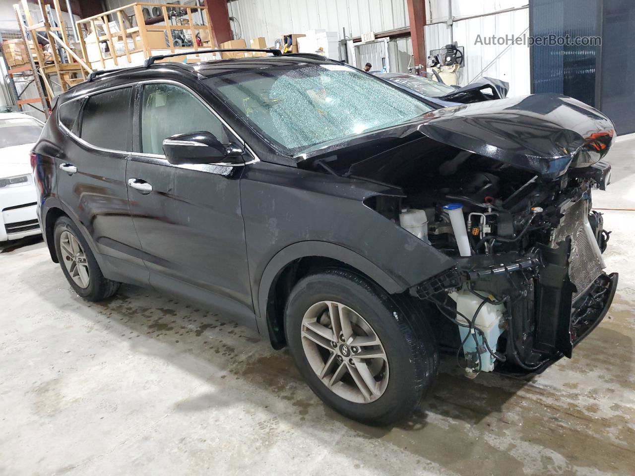 2018 Hyundai Santa Fe Sport  Black vin: 5XYZU3LB5JG535234