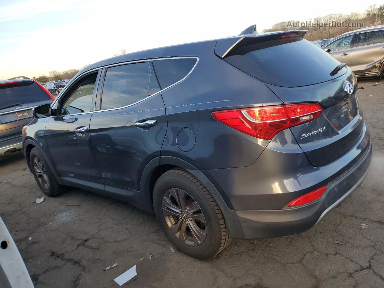 2013 Hyundai Santa Fe Sport  Синий vin: 5XYZU3LB6DG015600