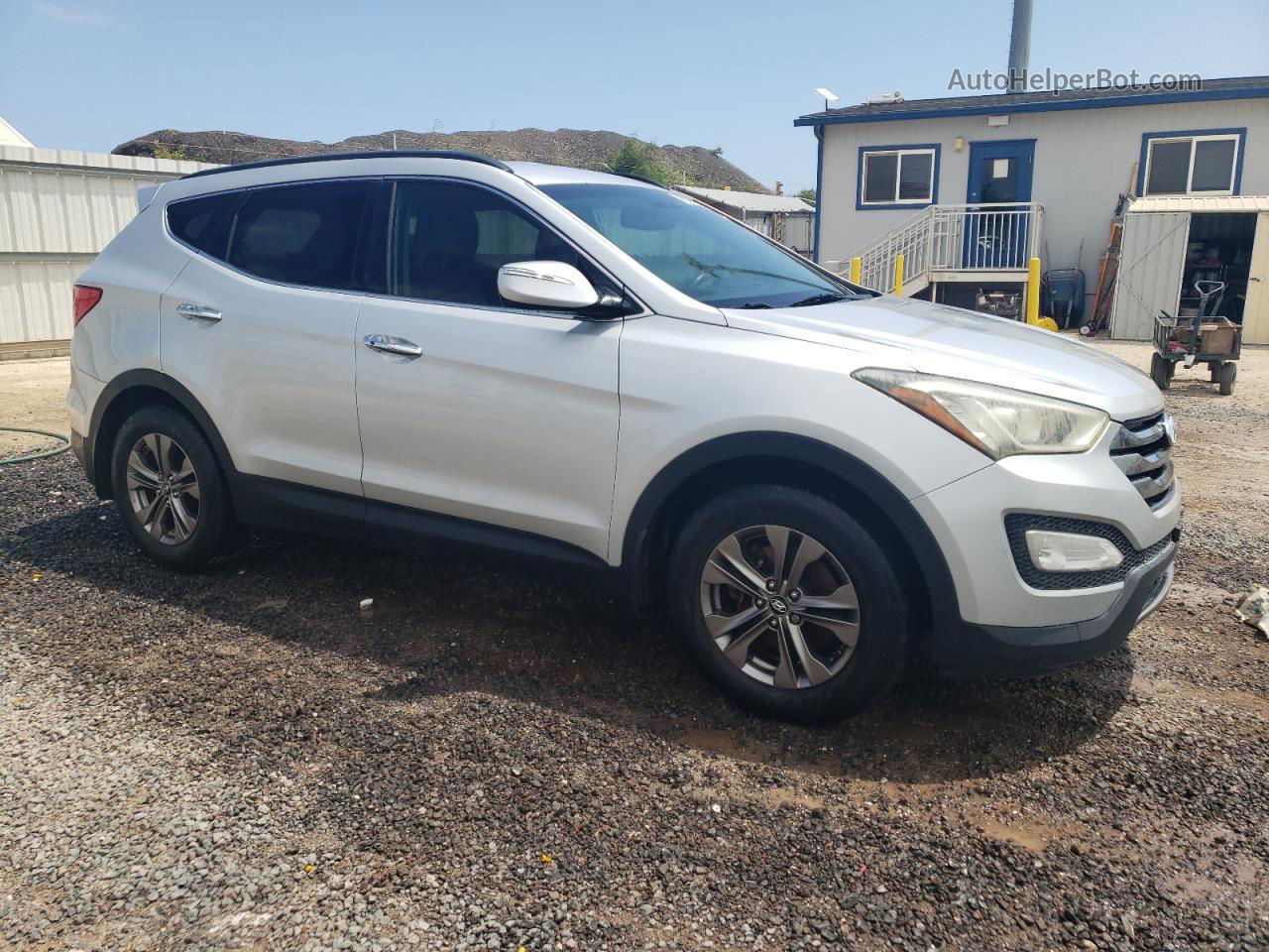 2013 Hyundai Santa Fe Sport  Серебряный vin: 5XYZU3LB6DG019629