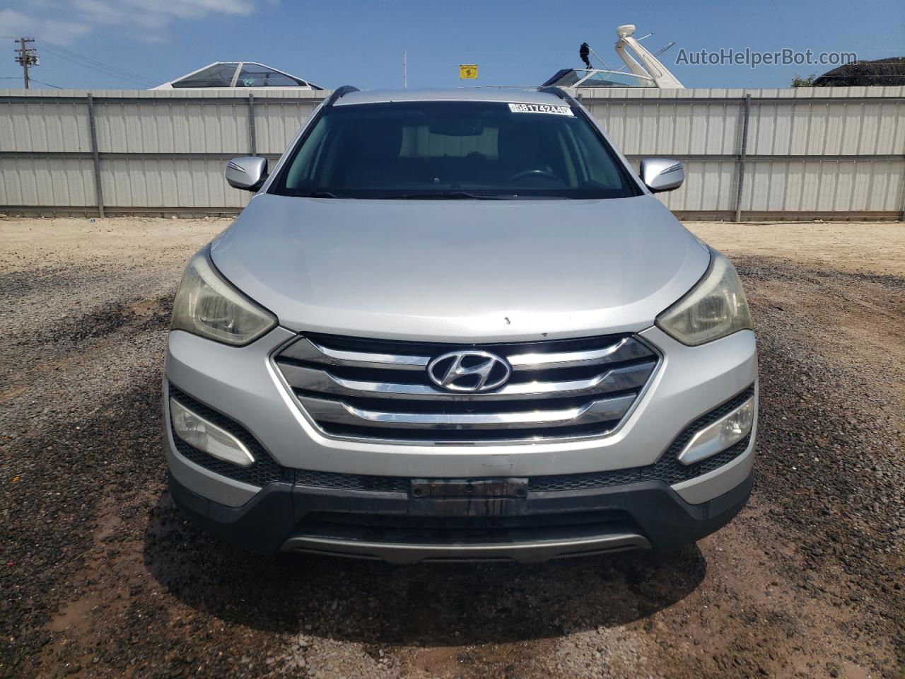 2013 Hyundai Santa Fe Sport  Silver vin: 5XYZU3LB6DG019629