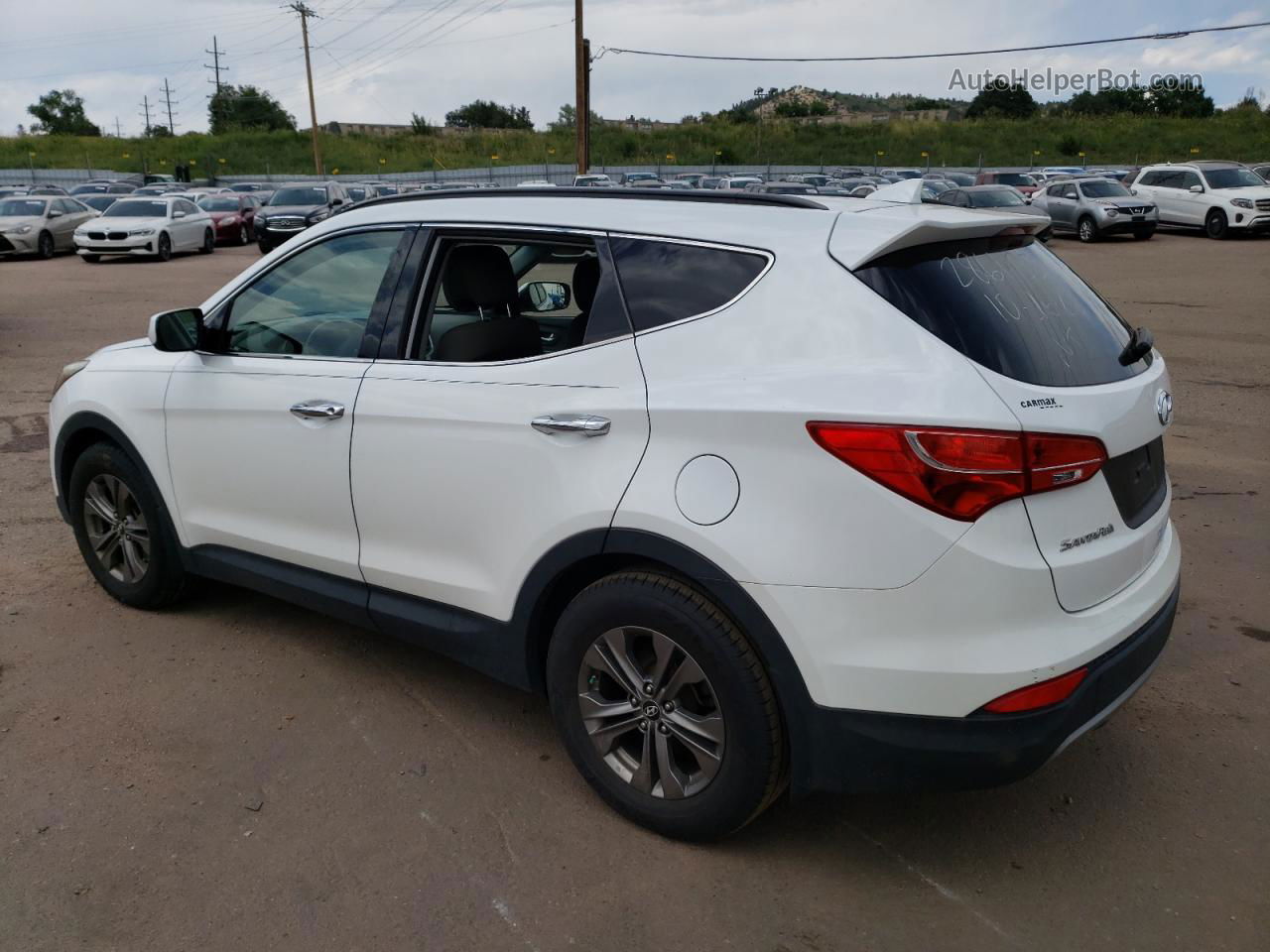 2013 Hyundai Santa Fe Sport  Белый vin: 5XYZU3LB6DG038164