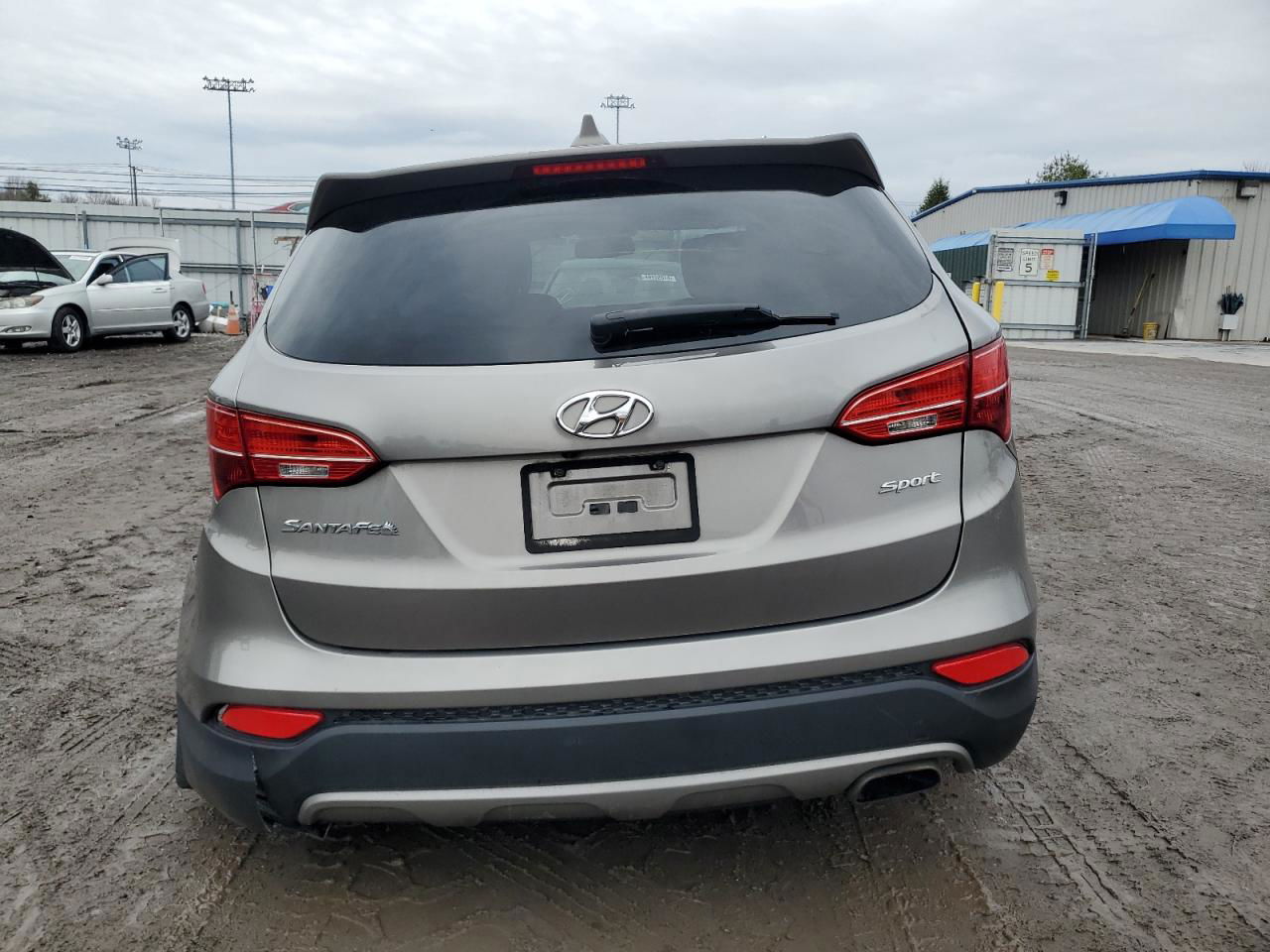 2013 Hyundai Santa Fe Sport  Серебряный vin: 5XYZU3LB6DG108326