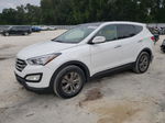 2013 Hyundai Santa Fe Sport  White vin: 5XYZU3LB6DG123392