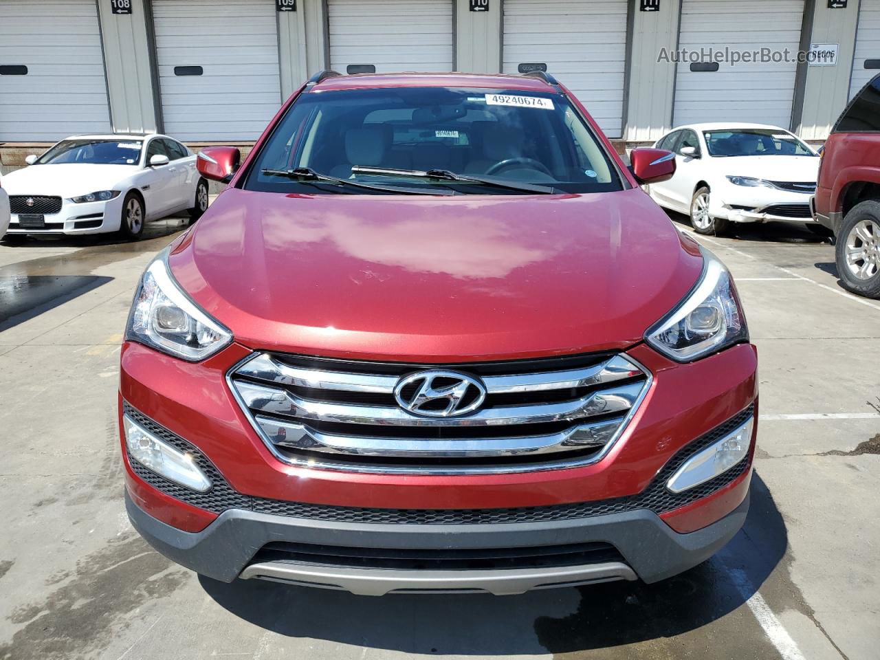 2014 Hyundai Santa Fe Sport  Maroon vin: 5XYZU3LB6EG153347