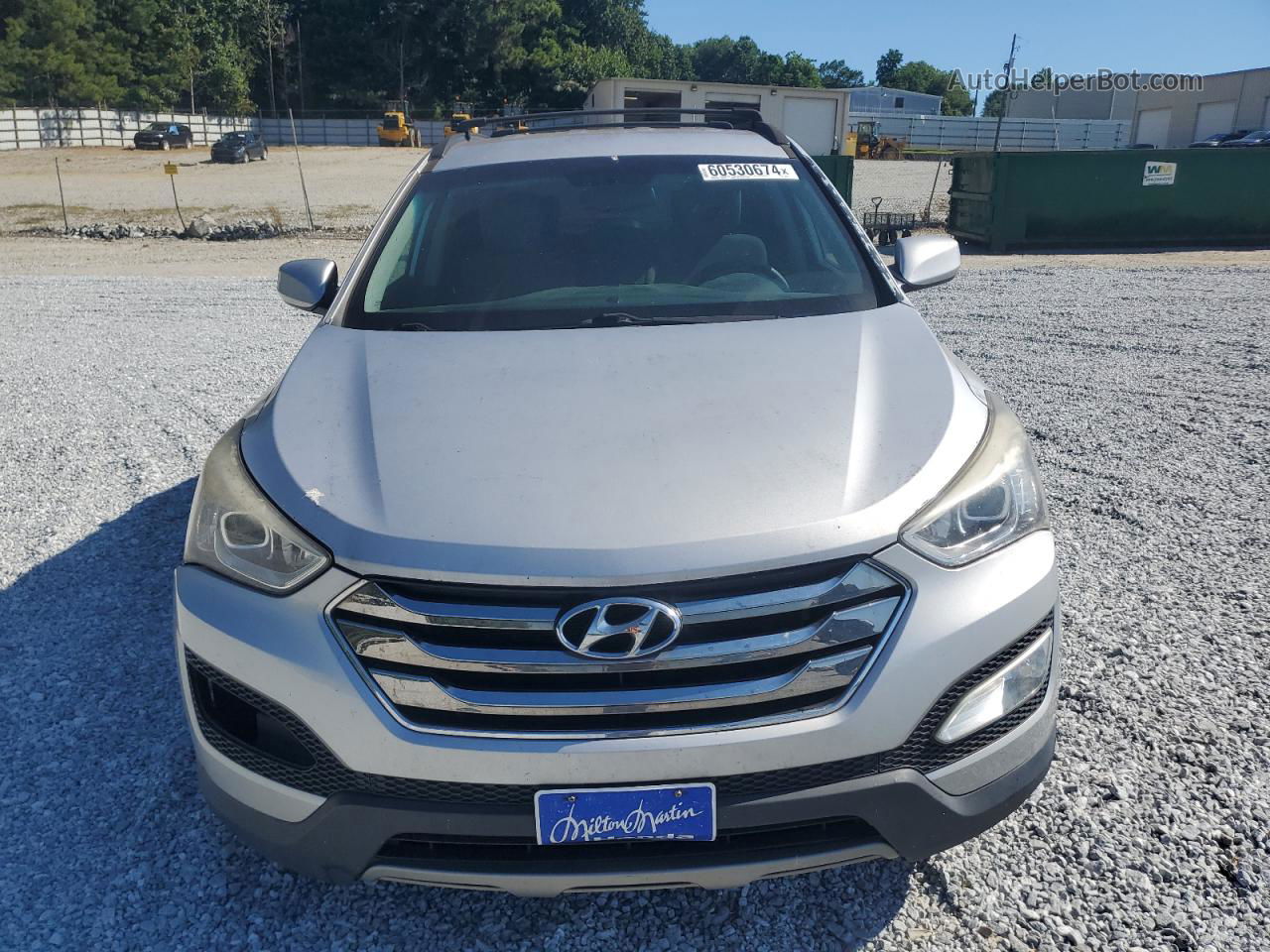 2014 Hyundai Santa Fe Sport  Silver vin: 5XYZU3LB6EG190849