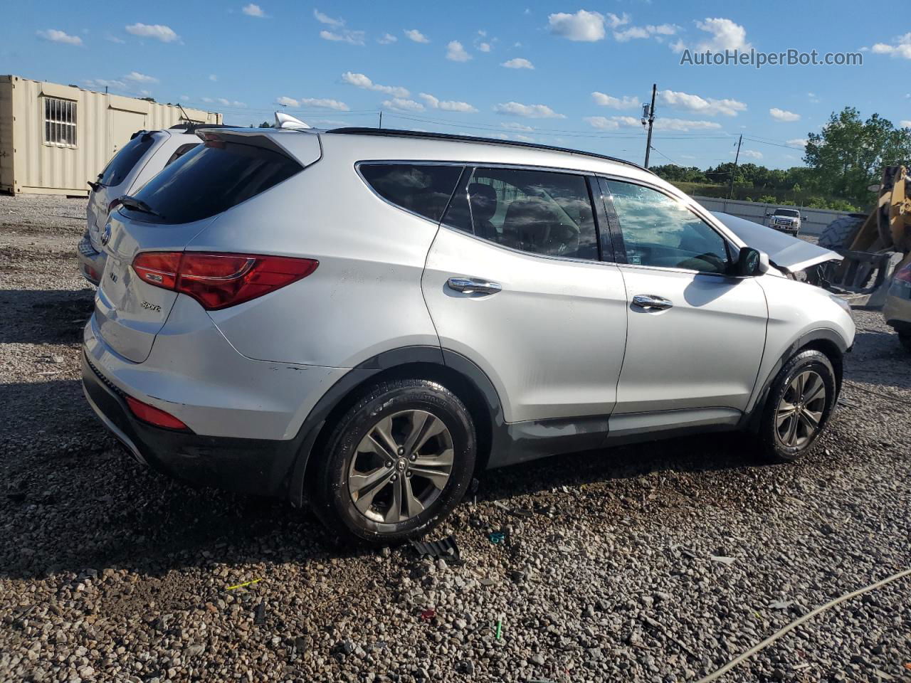 2014 Hyundai Santa Fe Sport  Silver vin: 5XYZU3LB6EG194819