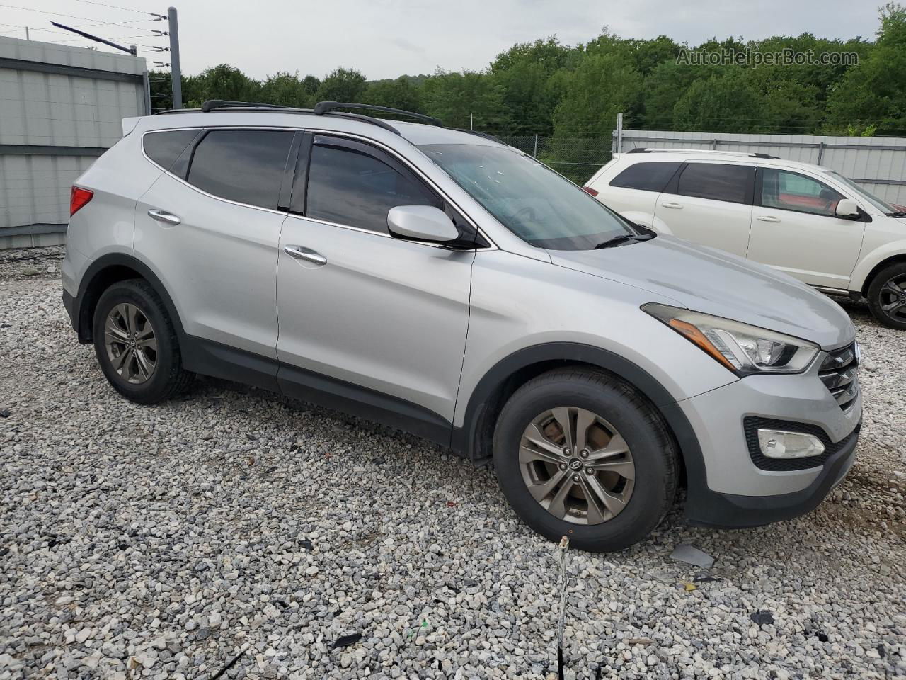 2014 Hyundai Santa Fe Sport Silver vin: 5XYZU3LB6EG218391