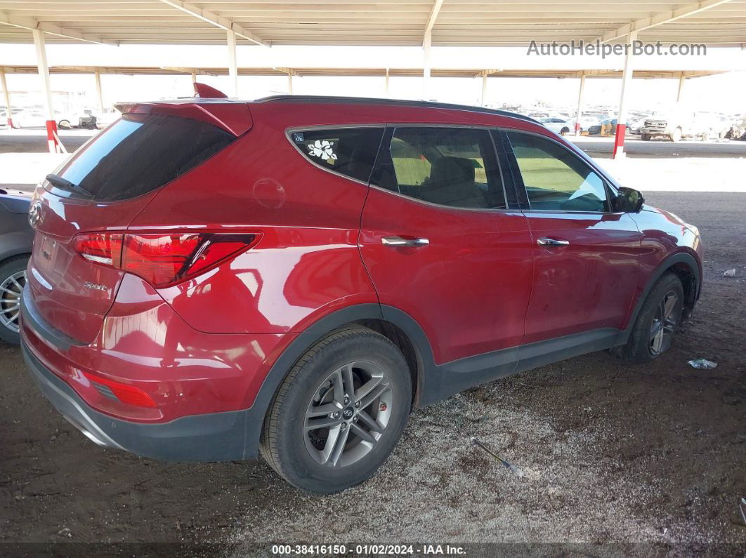 2018 Hyundai Santa Fe Sport 2.4l Красный vin: 5XYZU3LB6JG534870