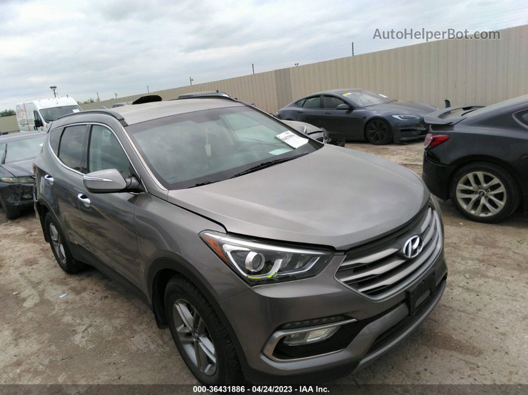 2018 Hyundai Santa Fe Sport 2.4l Silver vin: 5XYZU3LB6JG535839