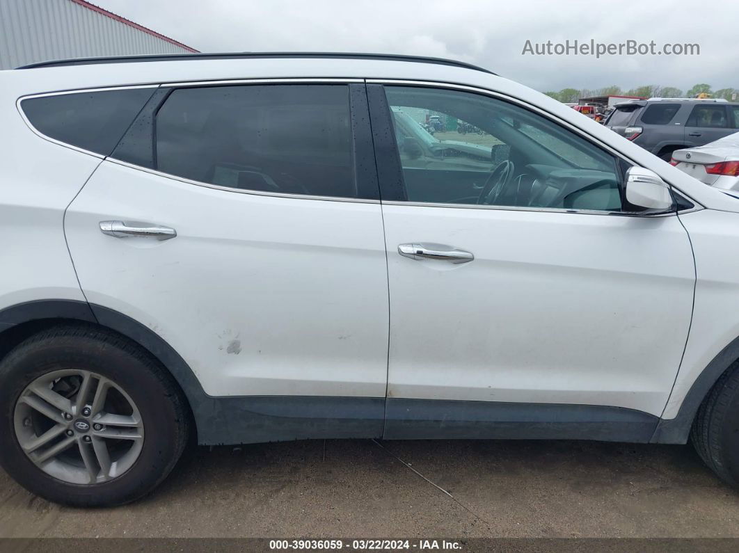 2018 Hyundai Santa Fe Sport 2.4l White vin: 5XYZU3LB6JG547375