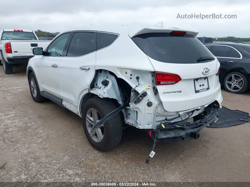 2018 Hyundai Santa Fe Sport 2.4l White vin: 5XYZU3LB6JG547375