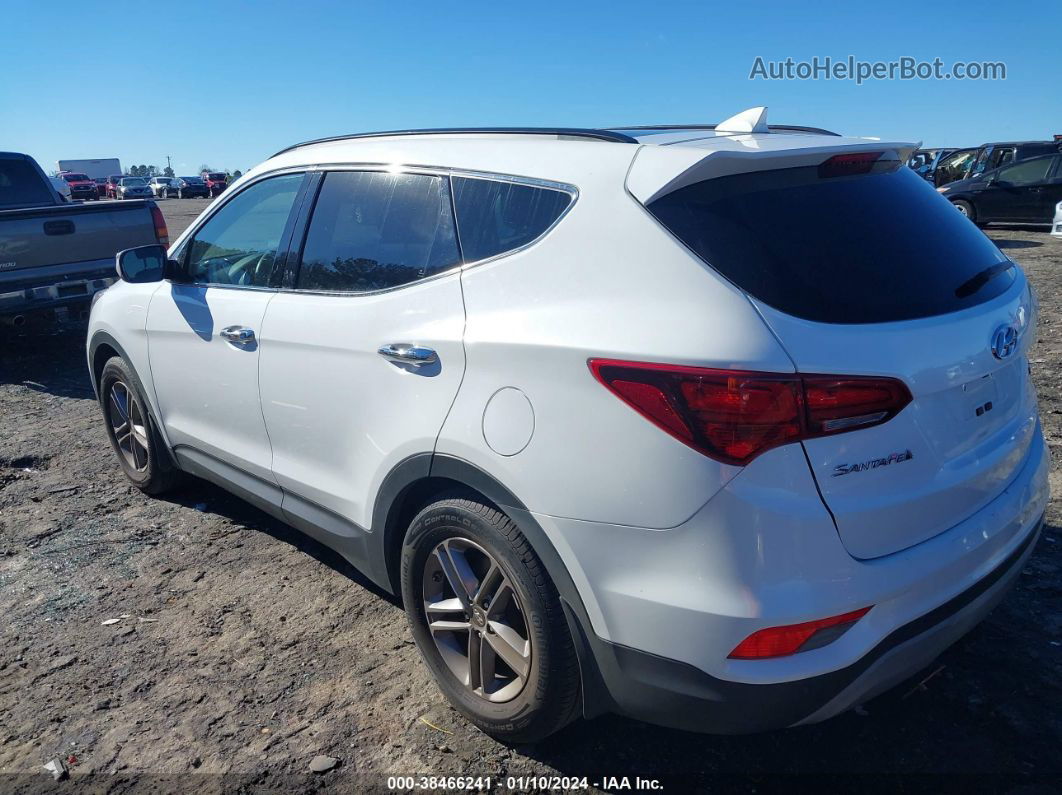 2018 Hyundai Santa Fe Sport 2.4l White vin: 5XYZU3LB6JG554570