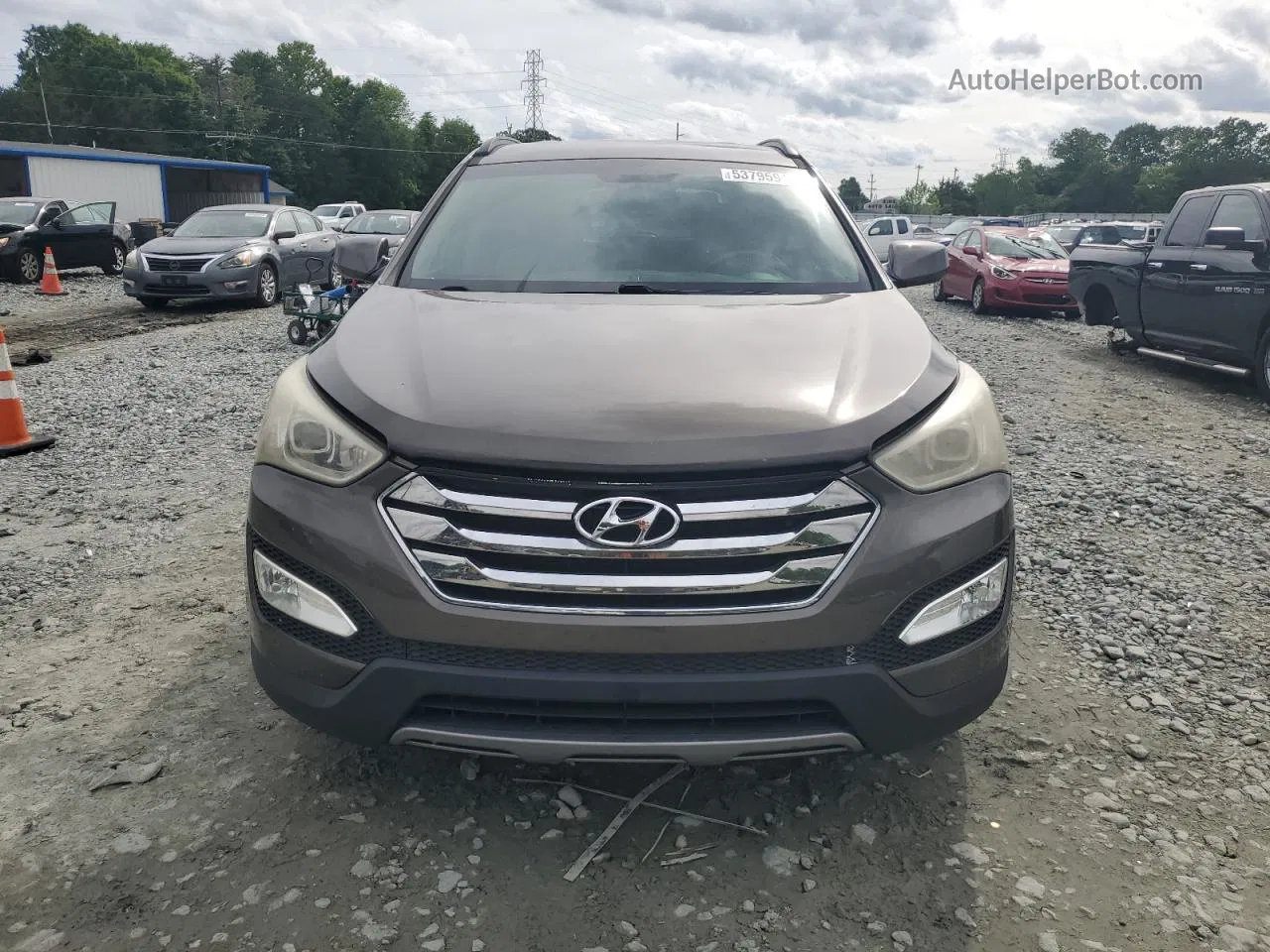 2013 Hyundai Santa Fe Sport  Charcoal vin: 5XYZU3LB7DG023348