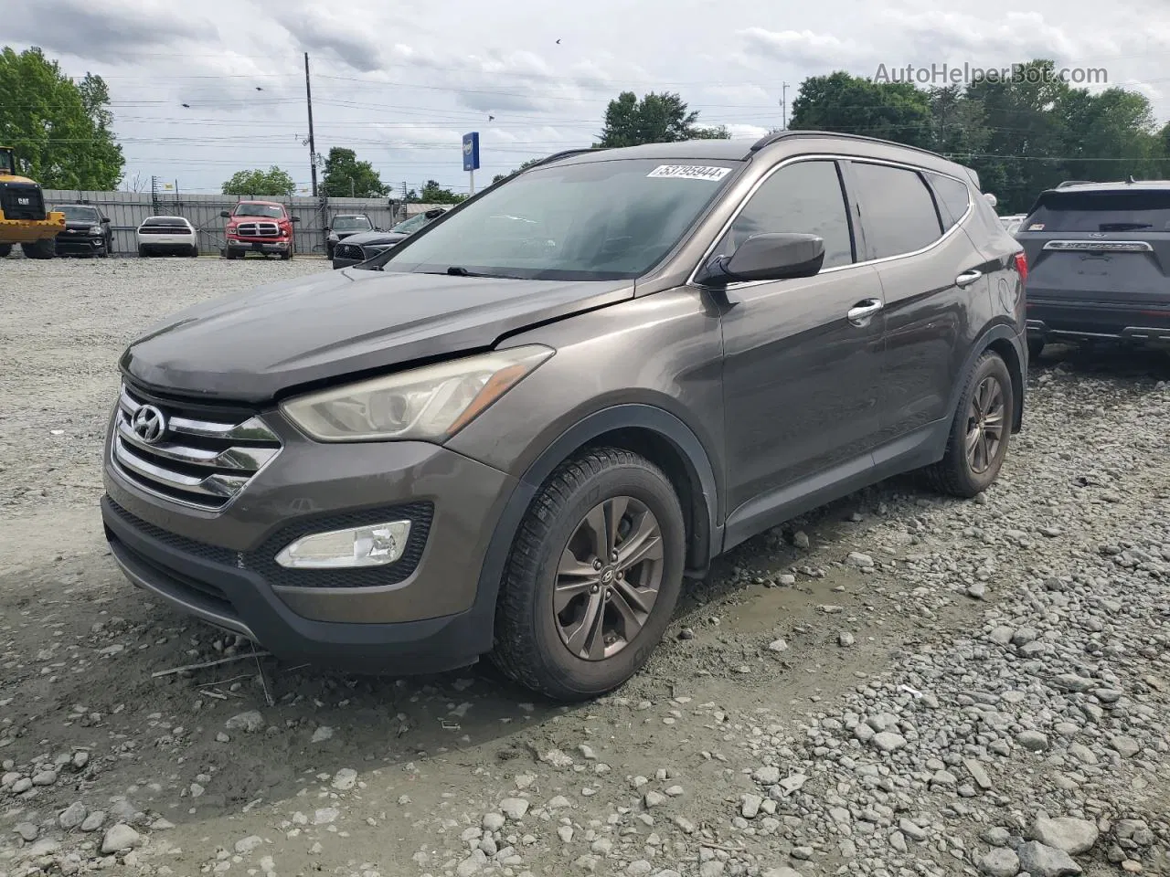 2013 Hyundai Santa Fe Sport  Charcoal vin: 5XYZU3LB7DG023348