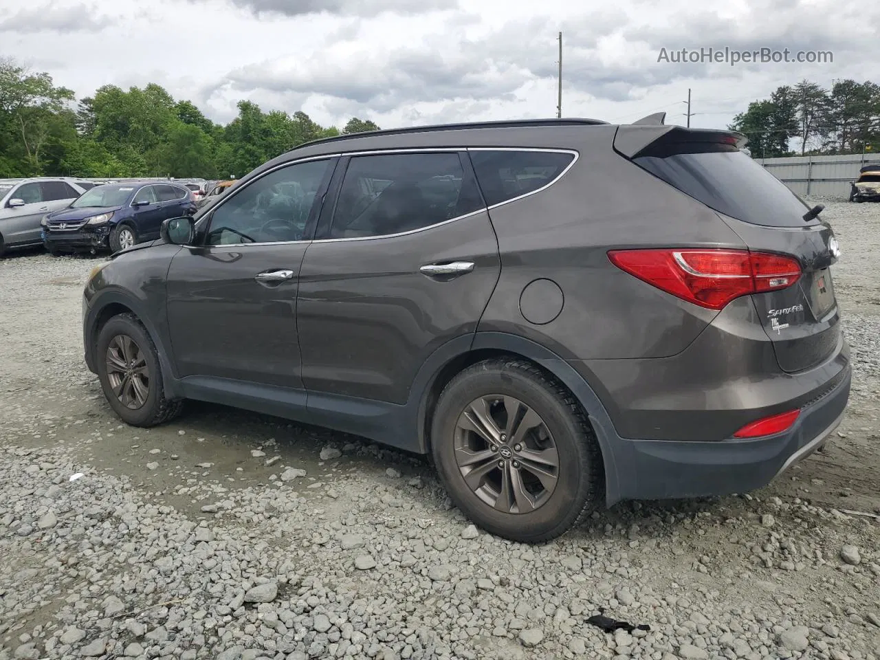 2013 Hyundai Santa Fe Sport  Charcoal vin: 5XYZU3LB7DG023348