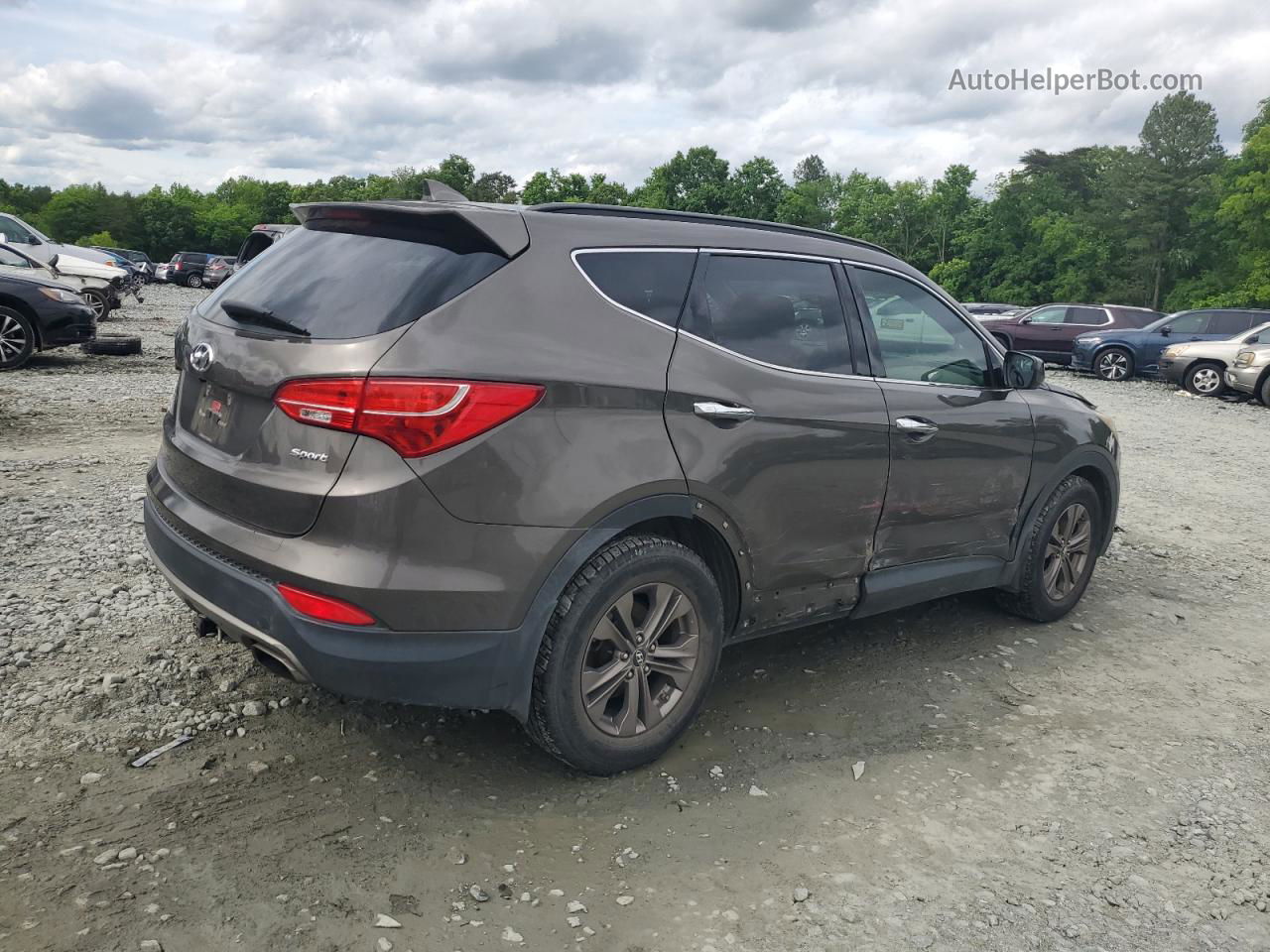 2013 Hyundai Santa Fe Sport  Charcoal vin: 5XYZU3LB7DG023348