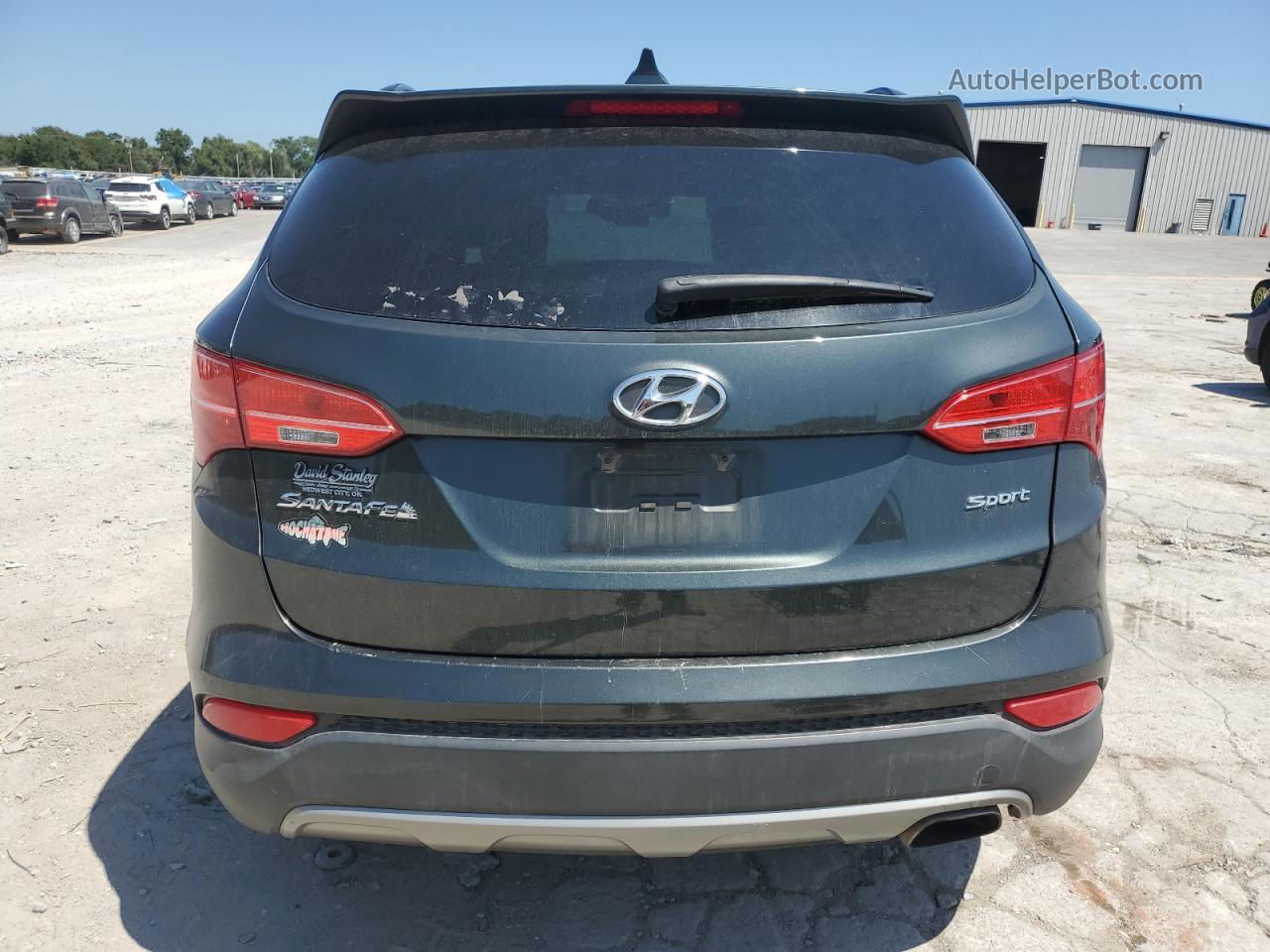 2013 Hyundai Santa Fe Sport  Черный vin: 5XYZU3LB7DG041297