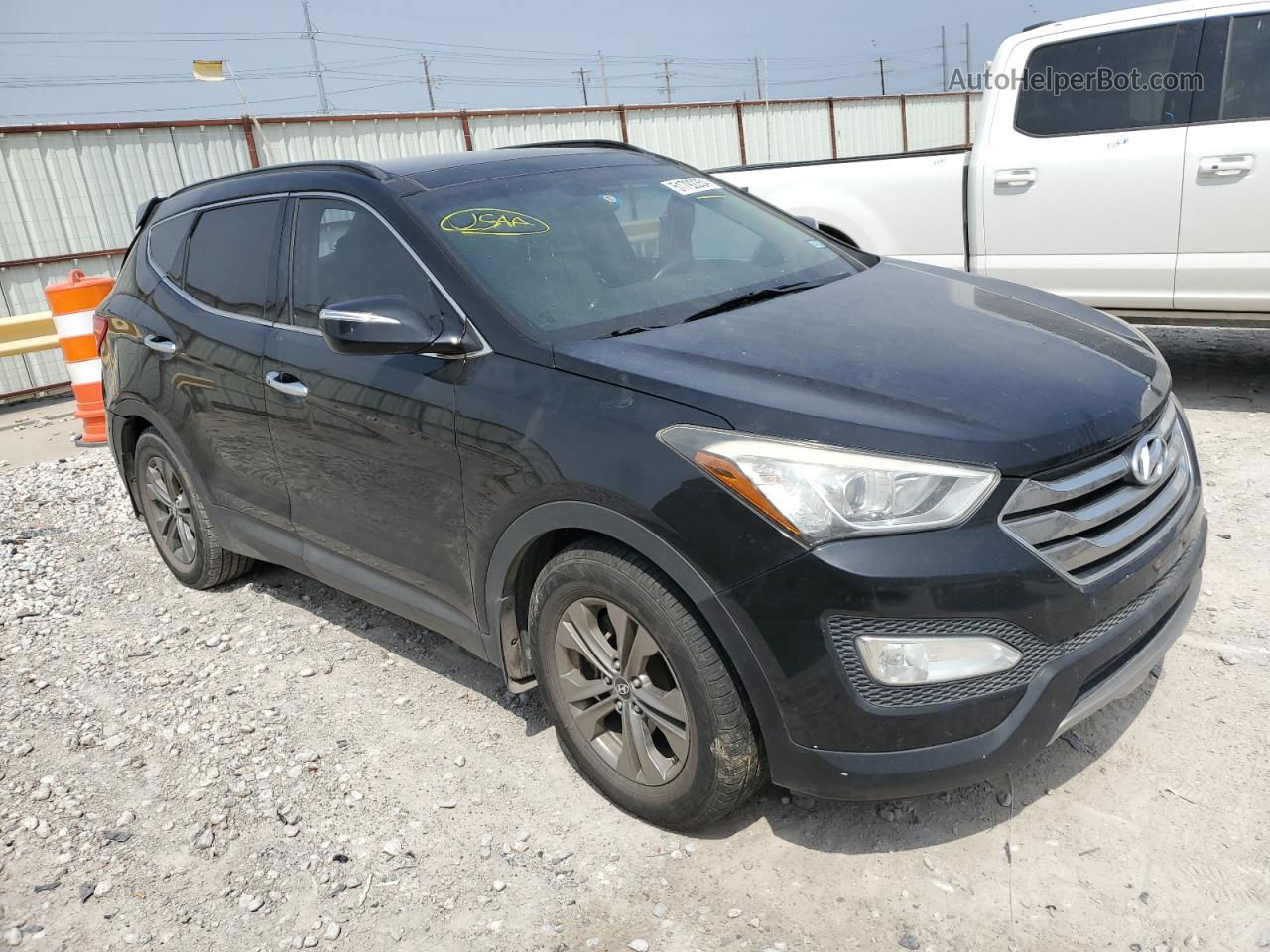 2014 Hyundai Santa Fe Sport  Black vin: 5XYZU3LB7EG158539