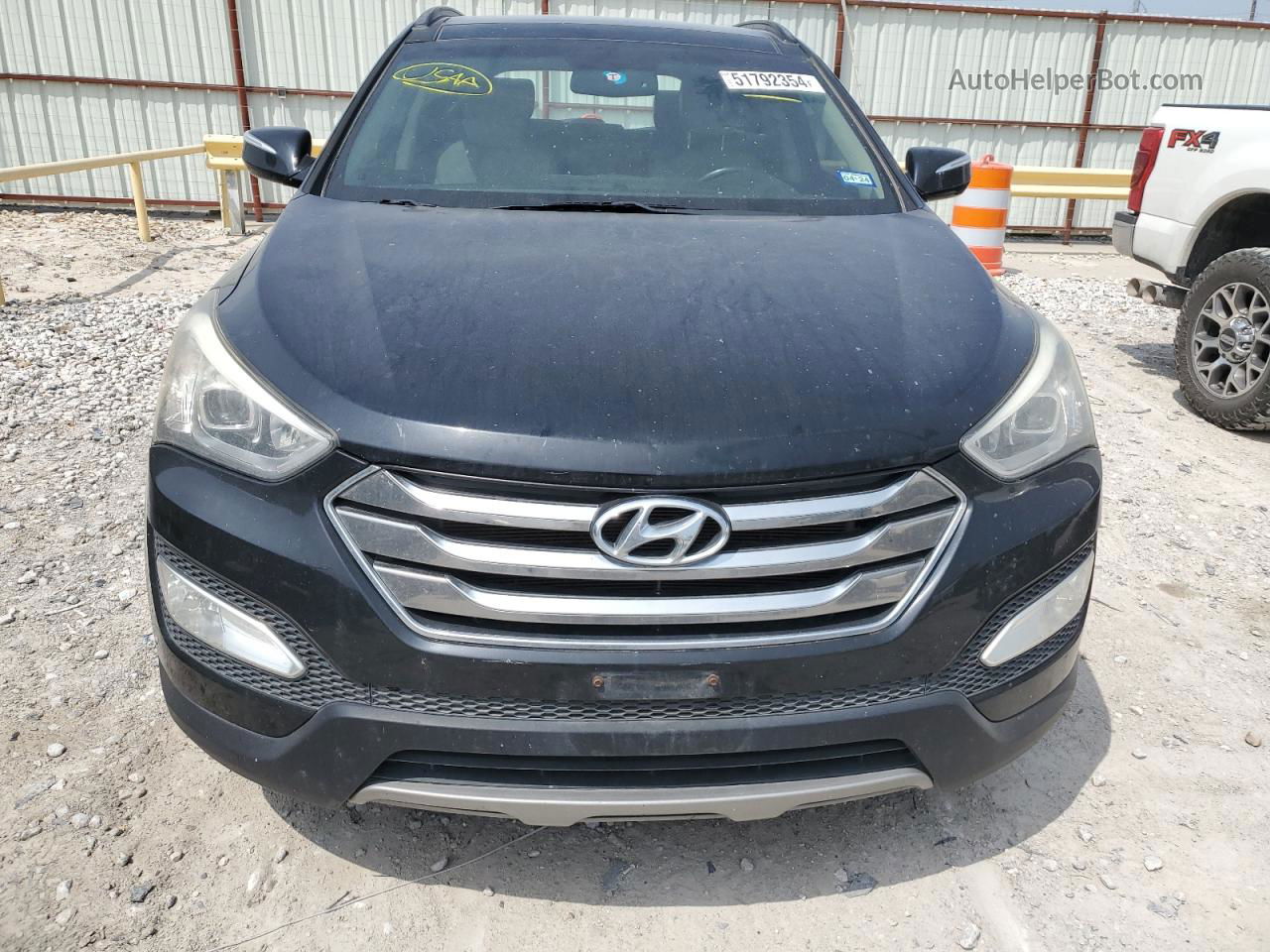 2014 Hyundai Santa Fe Sport  Черный vin: 5XYZU3LB7EG158539