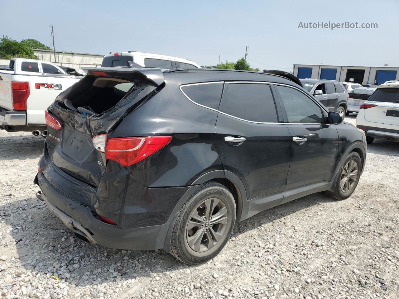 2014 Hyundai Santa Fe Sport  Черный vin: 5XYZU3LB7EG158539