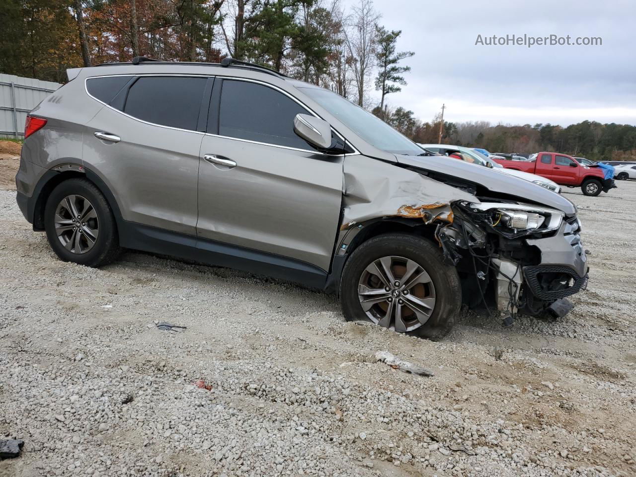 2014 Hyundai Santa Fe Sport  Tan vin: 5XYZU3LB7EG225396