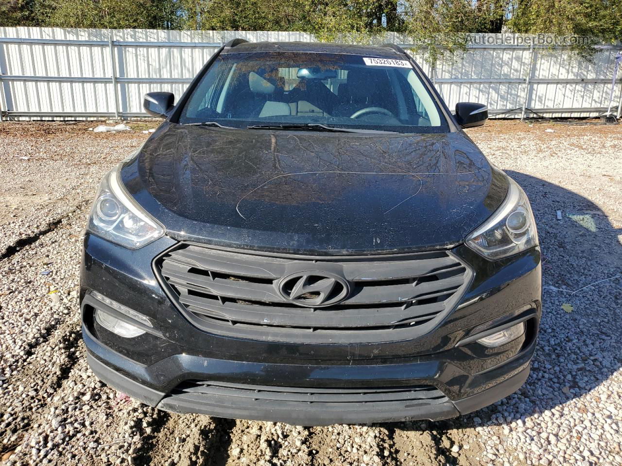 2018 Hyundai Santa Fe Sport  Black vin: 5XYZU3LB7JG550186