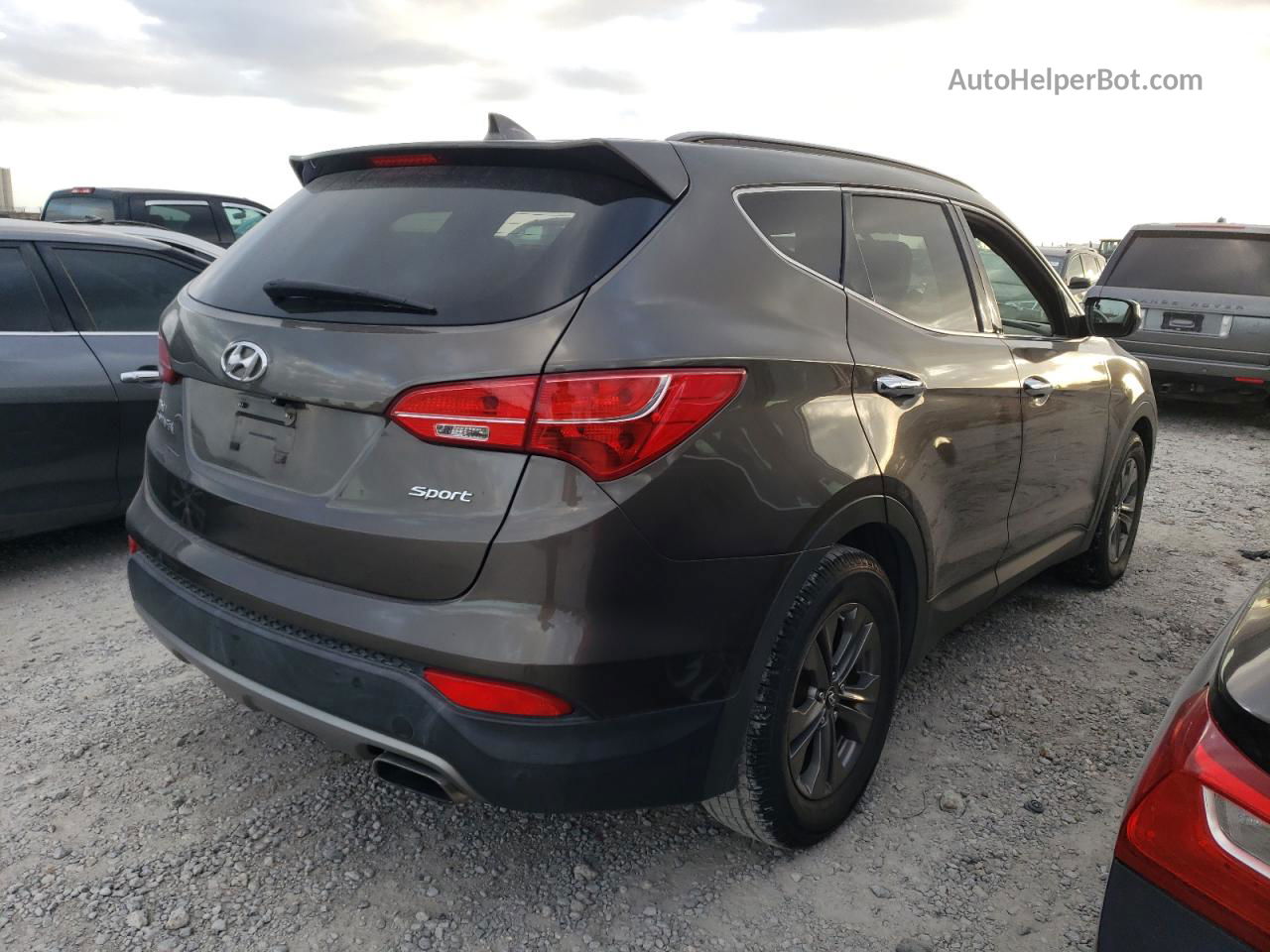 2013 Hyundai Santa Fe Sport  Gray vin: 5XYZU3LB8DG025321